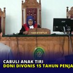 Cabuli Anak Tiri, Doni Divonis 15 Tahun Penjara