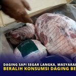 Daging Sapi Segar Langka, Masyarakat di Bintan Beralih Konsumsi Daging Beku