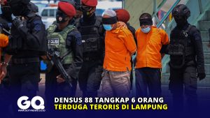 Densus 88 Tangkap 6 Orang Terduga Teroris di Lampung
