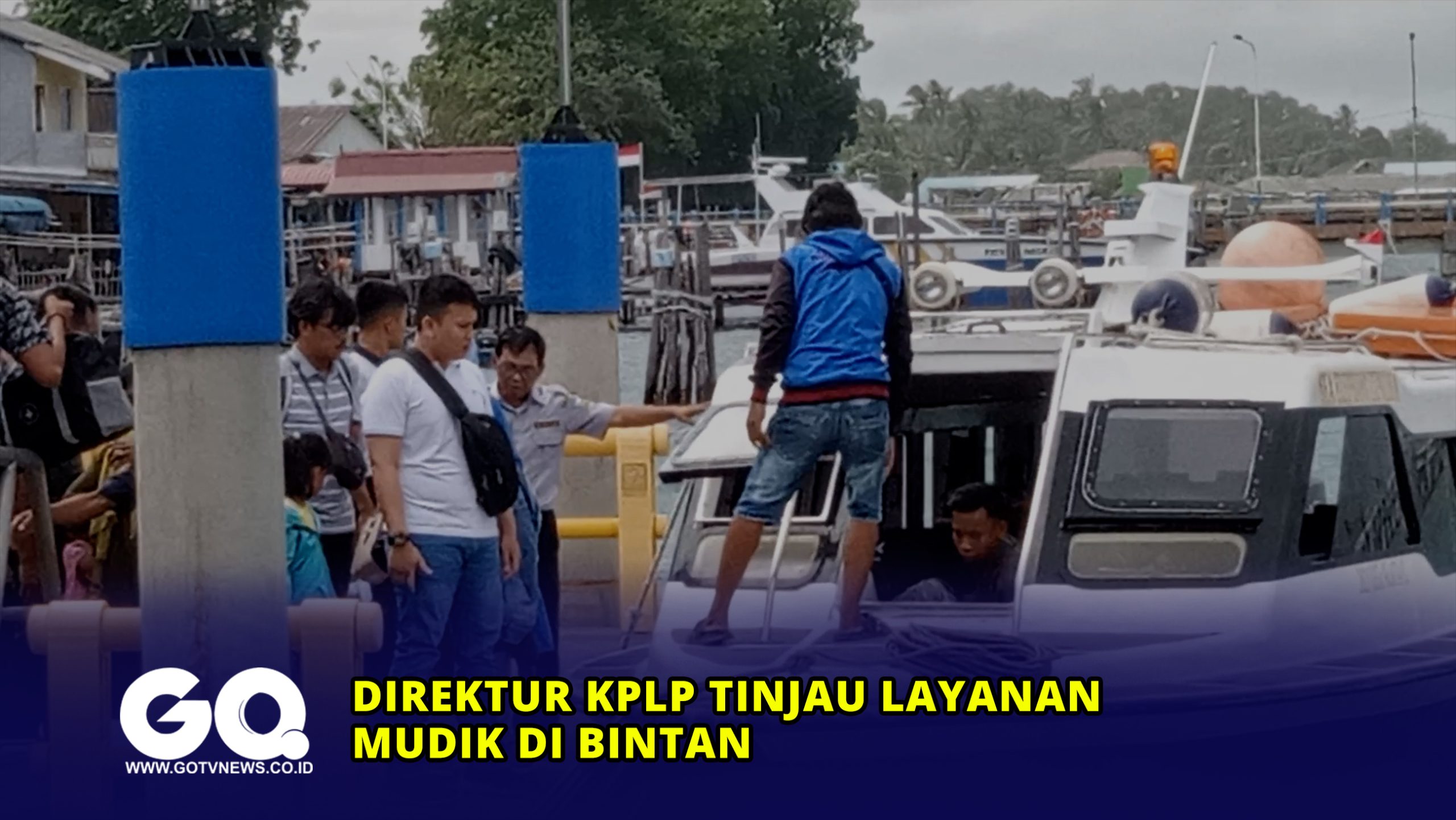 Direktur KPLP Tinjau Layanan Mudik di Bintan