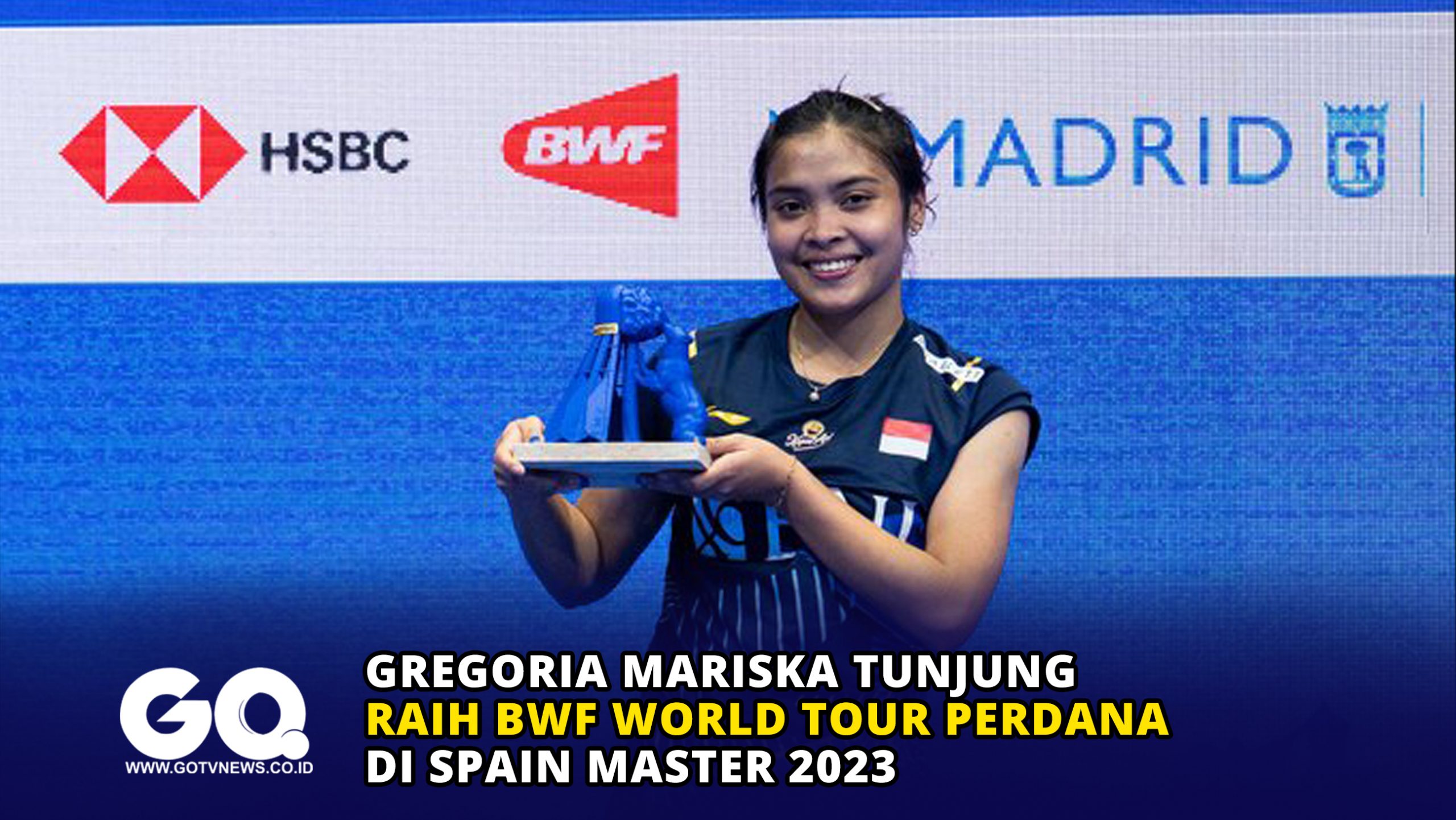 Gregoria Mariska Tunjung Raih BWF World Tour Perdana di Spain Master 2023