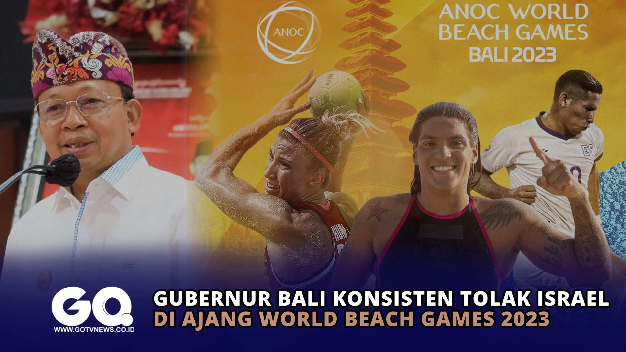 Gubernur Bali Konsisten Tolak Israel di Ajang World Beach Games 2023