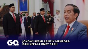 Jokowi Resmi Lantik Menpora dan Kepala BNPT Baru
