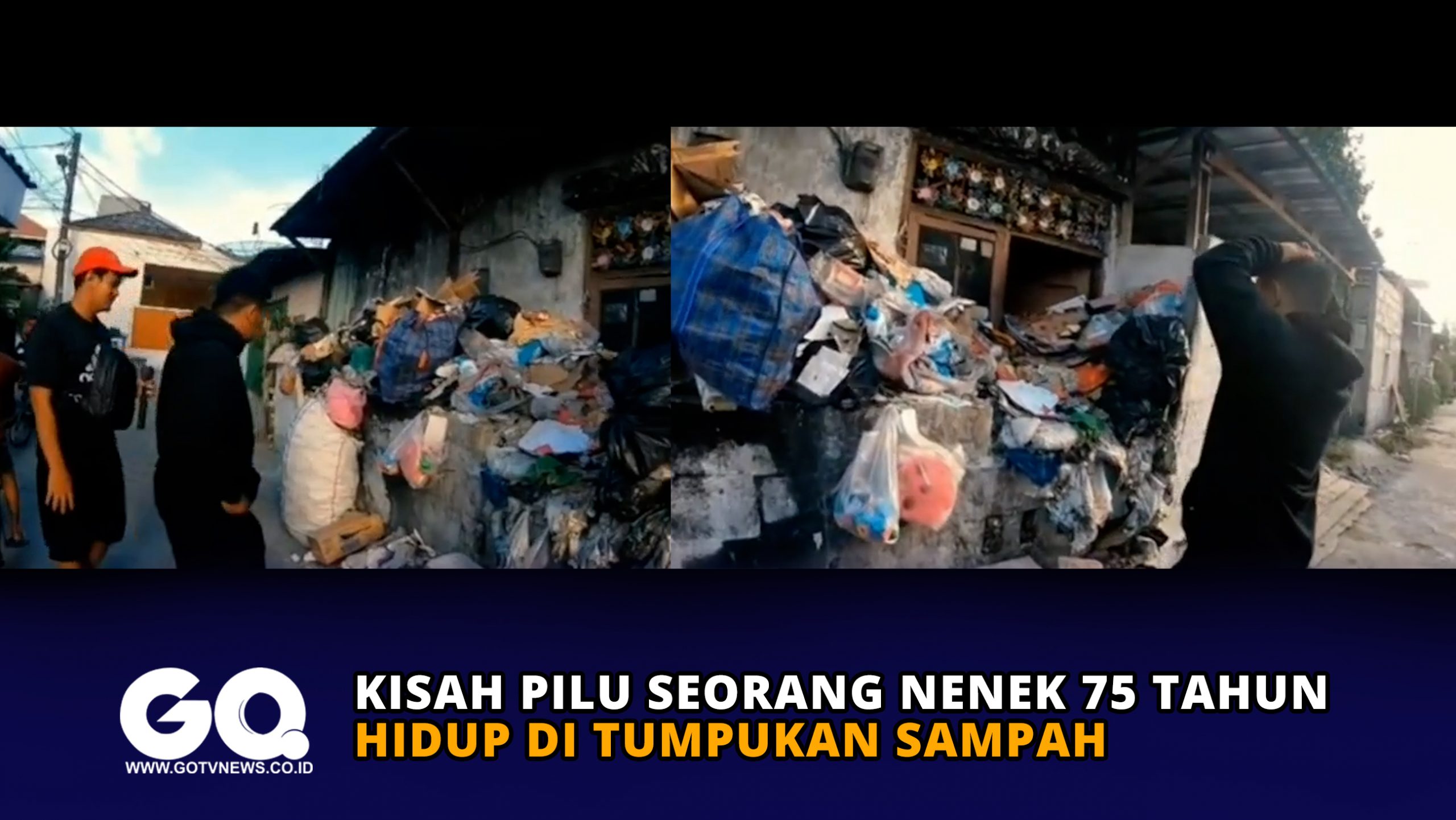 Kisah Pilu Seorang Nenek 75 Tahun Hidup di Tumpukan Sampah