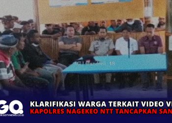 Klarifikasi Warga Terkait Video Viral Kapolres Nagekeo NTT Tancapkan Sangkur