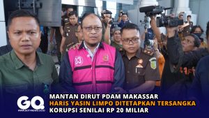 Mantan Dirut PDAM Makassar Haris Yasin Limpo Ditetapkan Tersangka Korupsi Senilai Rp 20 Miliar