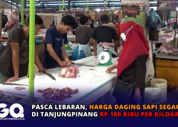 Pasca Lebaran, Harga Daging Sapi Segar di Tanjungpinang Rp 180 Ribu per Kilogram