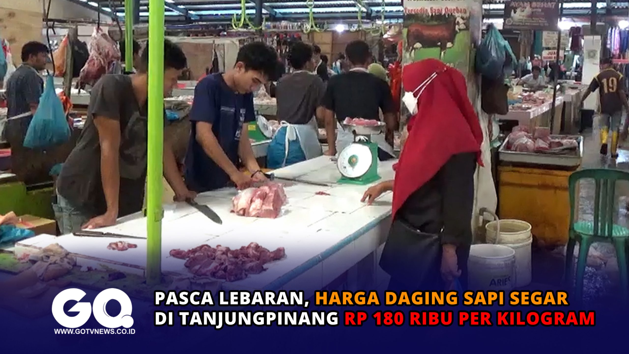 Pasca Lebaran, Harga Daging Sapi Segar di Tanjungpinang Rp 180 Ribu per Kilogram