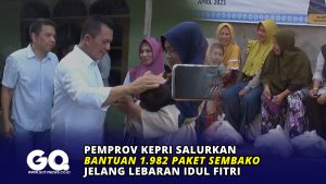 Pemprov Kepri Salurkan Bantuan 1.982 Paket Sembako Jelang Lebaran Idul Fitri