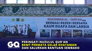 Peringati Nuzulul Qur’an, BKMT Permata Gelar Khataman dan Salurkan Bantuan Sembako