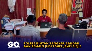Polres Bintan Tangkap Bandar dan Pemain Judi Togel Jenis Siejie