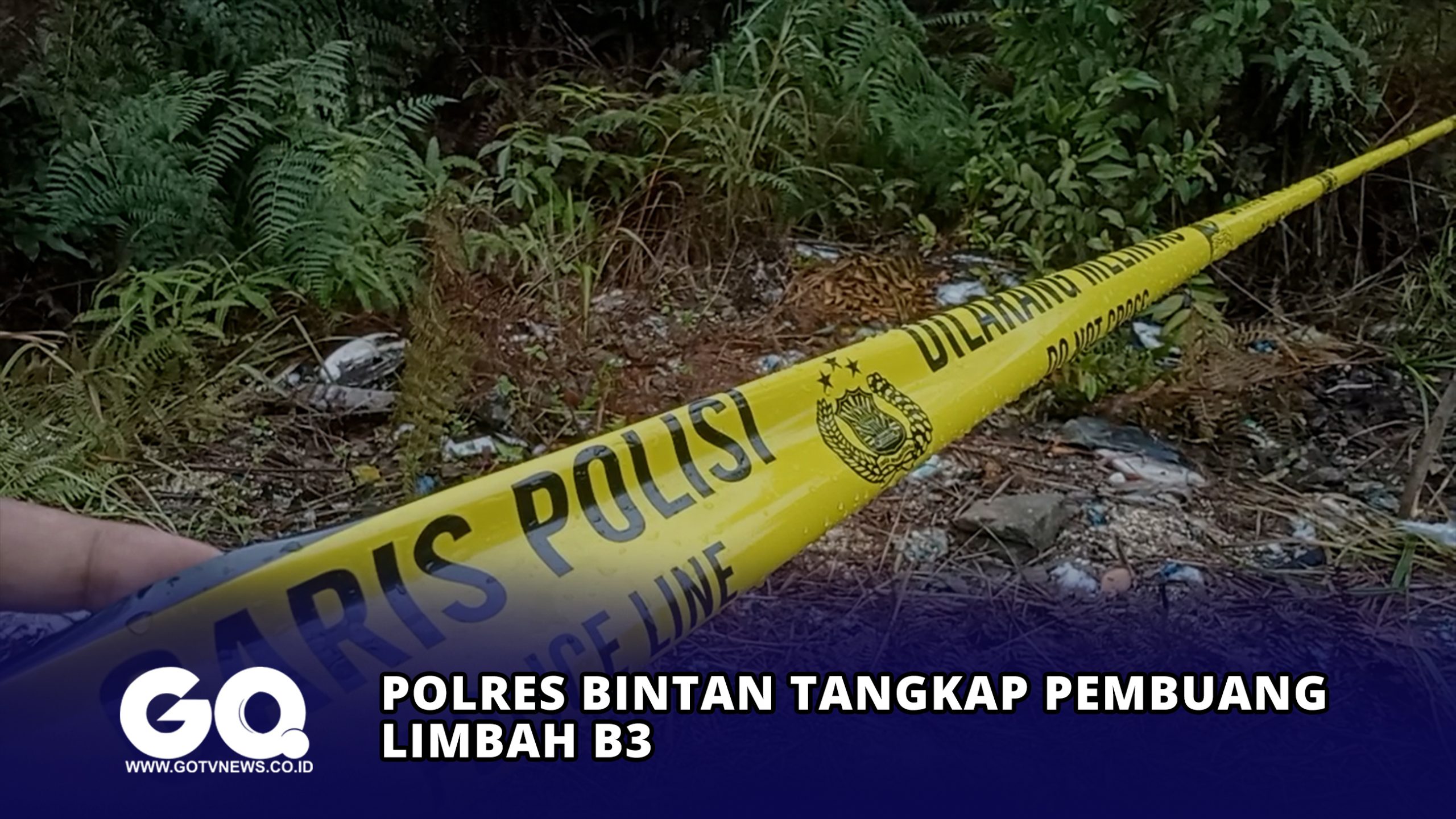 Polres Bintan Tangkap Pembuang Limbah B3