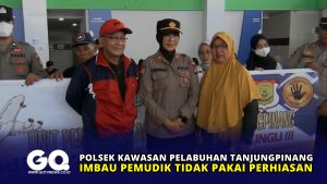 Polsek Kawasan Pelabuhan Tanjungpinang Imbau Pemudik Tidak Pakai Perhiasan