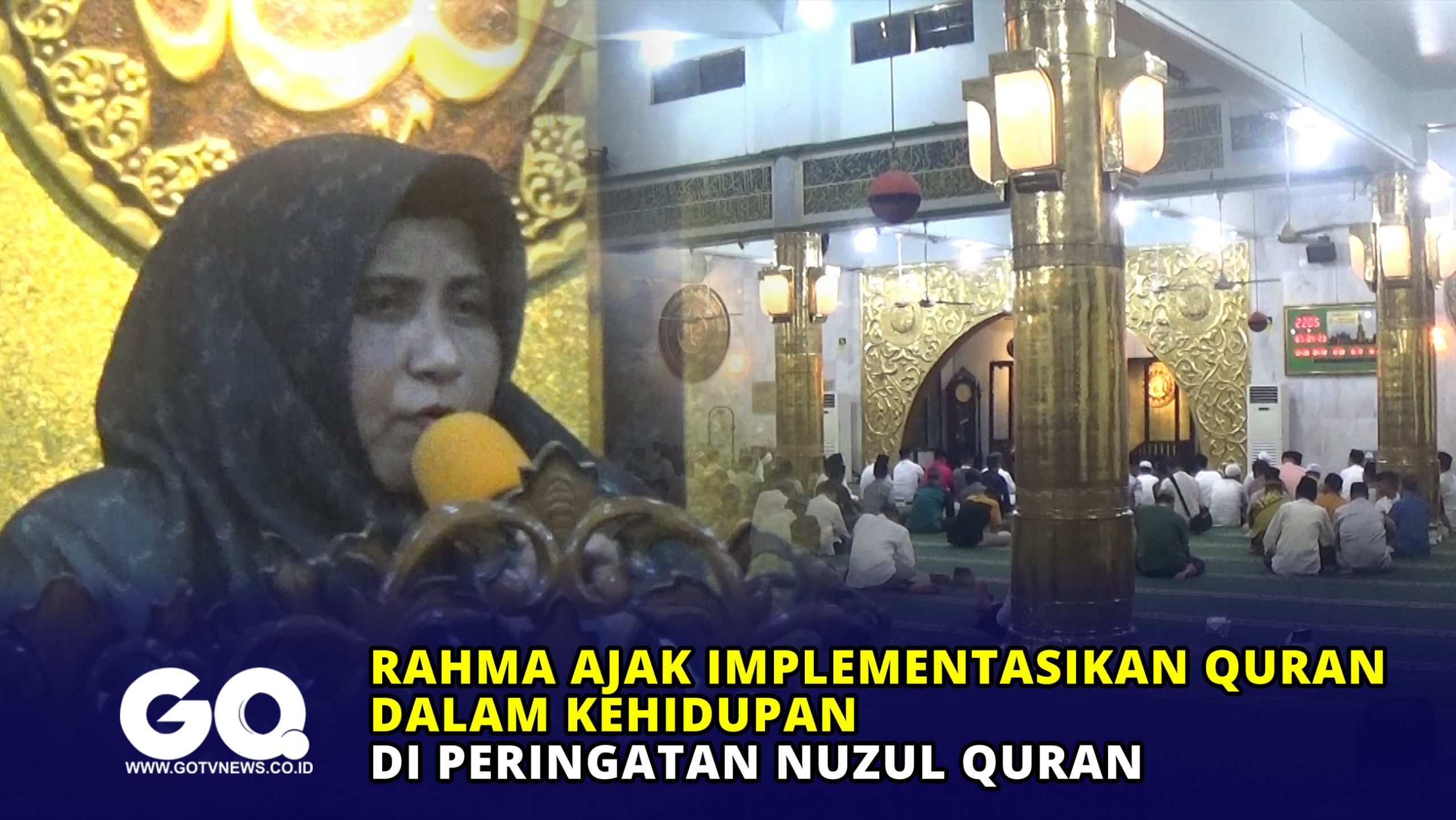 Rahma Ajak Implementasikan Quran dalam Kehidupan di Peringatan Nuzul Quran