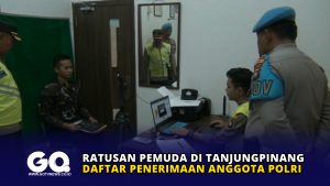 Ratusan Pemuda di Tanjungpinang Daftar Penerimaan Anggota Polri