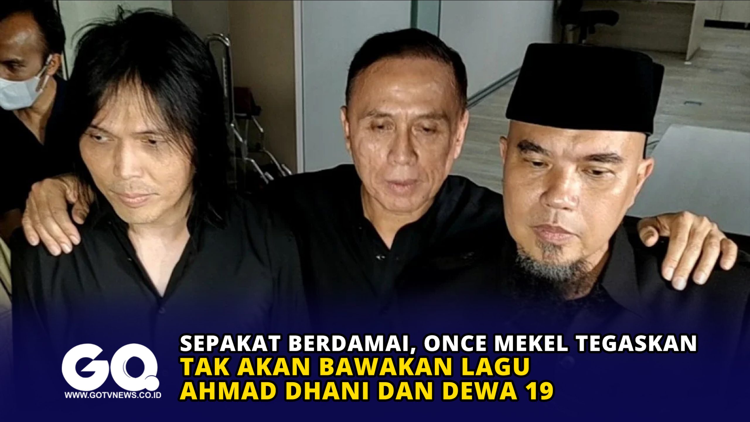 Sepakat Berdamai, Once Mekel Tegaskan Tak Akan Bawakan Lagu Ahmad Dhani dan Dewa 19