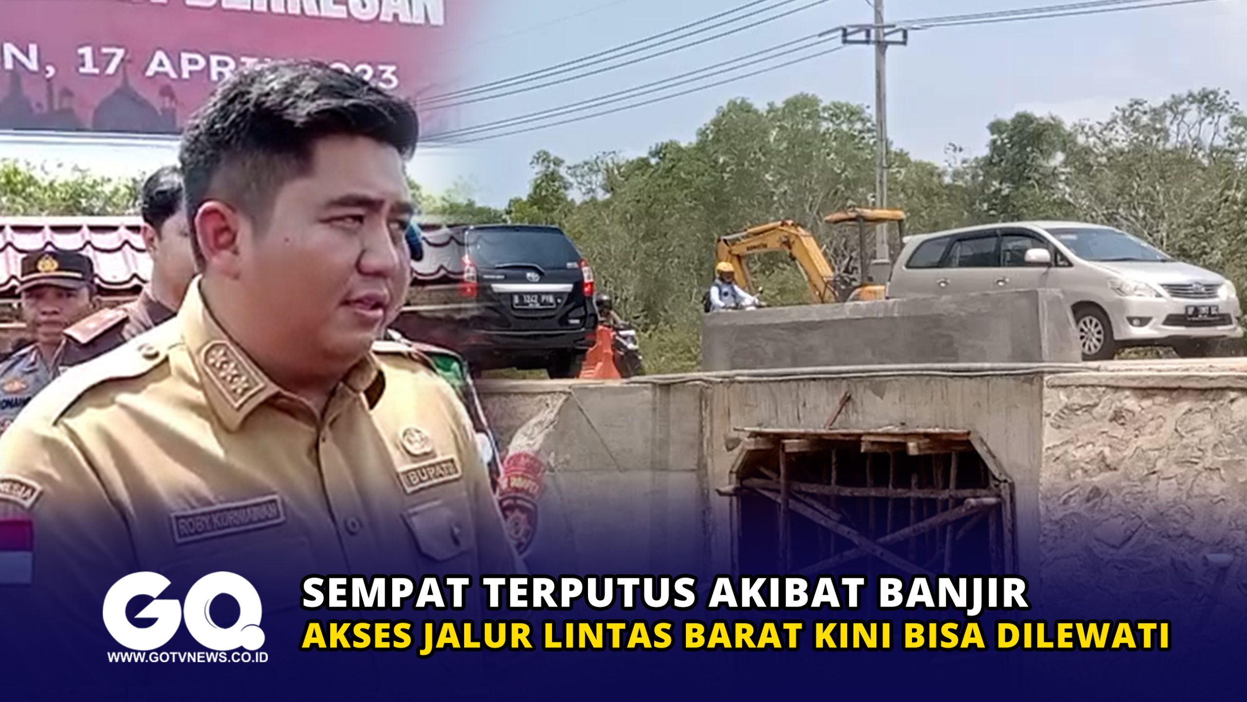 Sempat Terputus Akibat Banjir, Akses Jalur Lintas Barat Kini Bisa Dilewati