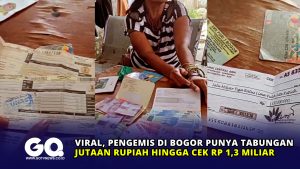 Viral, Pengemis di Bogor Punya Tabungan Jutaan Rupiah hingga Cek Rp 1,3 Miliar