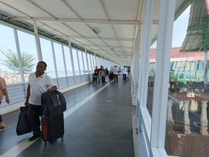 H-10 Arus Penumpang di Pelabuhan SBP Tanjungpinang Masih Terpantau Normal