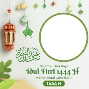 Semarakkan Lebaran Idul Fitri 1444 Hijriah dengan Twibbon Keren, Ini 20 Link Twibbon Gratisnya