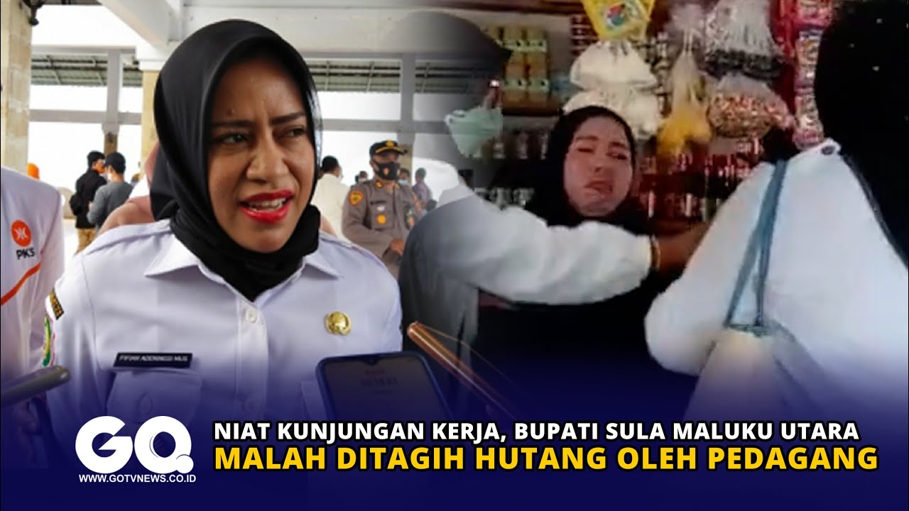 Niat Kunjungan Kerja, Bupati Sula Maluku Utara Malah Ditagih Hutang oleh Pedagang