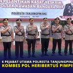 6 Pejabat Utama Polresta Tanjungpinang Dirotasi, Kombes Pol Heribertus Pimpin Sertijab