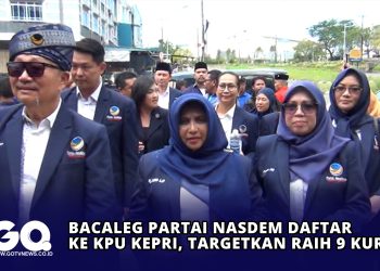 Bacaleg Partai Nasdem Daftar ke KPU Kepri, Targetkan Raih 9 Kursi