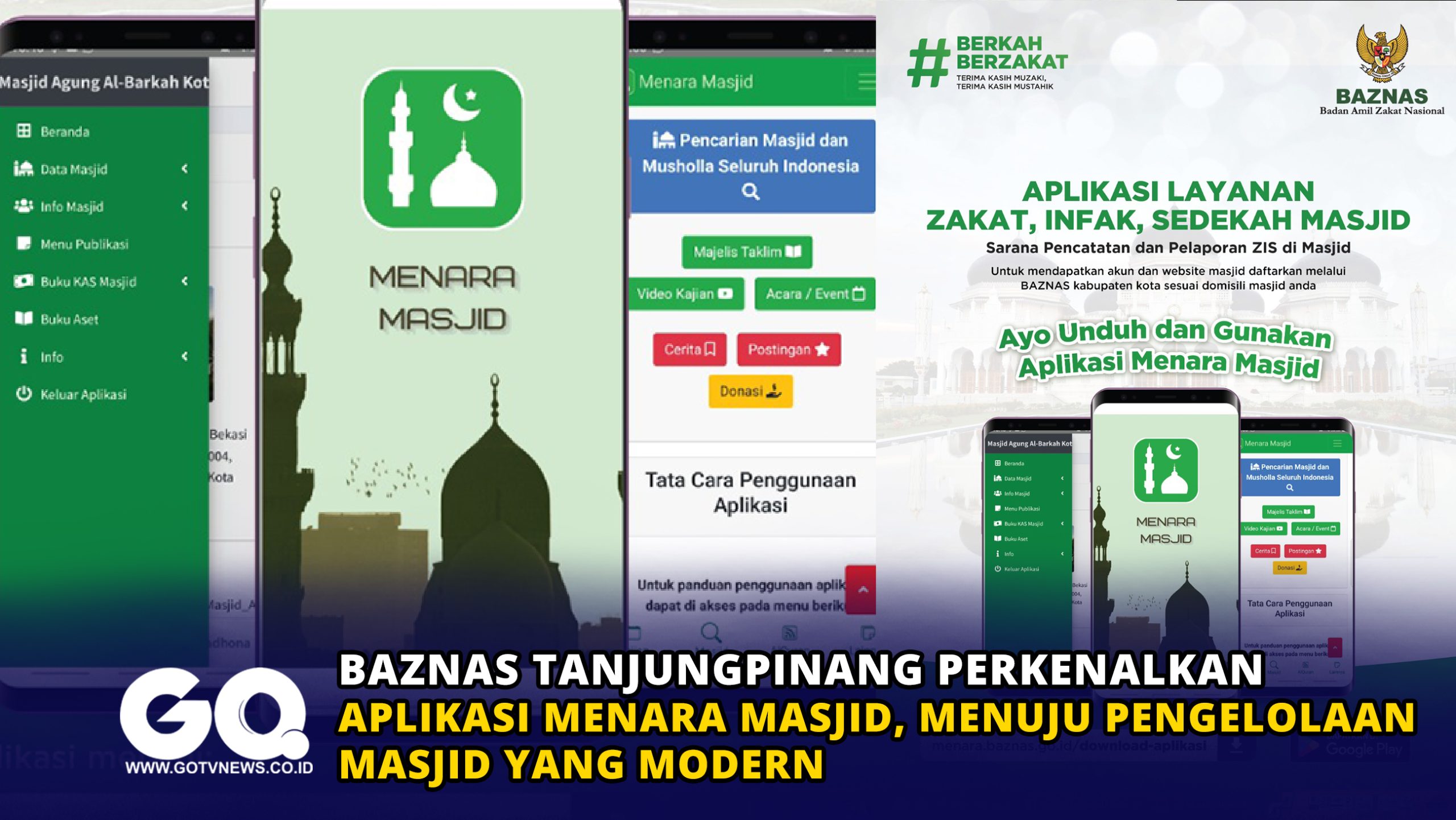 Baznas Tanjungpinang Perkenalkan Aplikasi Menara Masjid, Menuju Pengelolaan Masjid yang Modern
