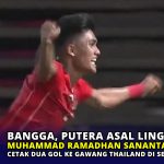 Bangga, Putera asal Lingga Muhammad Ramadhan Sananta Berhasil Cetak Dua Gol ke Gawang Thailand di SEA Games 2023