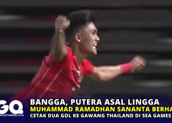 Bangga, Putera asal Lingga Muhammad Ramadhan Sananta Berhasil Cetak Dua Gol ke Gawang Thailand di SEA Games 2023
