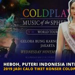 Heboh, Puteri Indonesia Intelegensia 2019 Jadi Calo Tiket Konser Coldplay