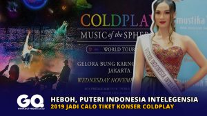 Heboh, Puteri Indonesia Intelegensia 2019 Jadi Calo Tiket Konser Coldplay