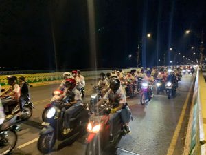 Pelajar di Tanjungpinang Gelar Aksi Konvoi Kendaraan Rayakan Kelulusan