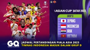 Jadwal Pertandingan Piala Asia 2023, Timnas Indonesia Masuk dalam Grup D