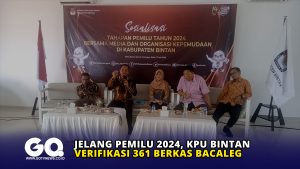 Jelang Pemilu 2024, KPU Bintan Verifikasi 361 Berkas Bacaleg