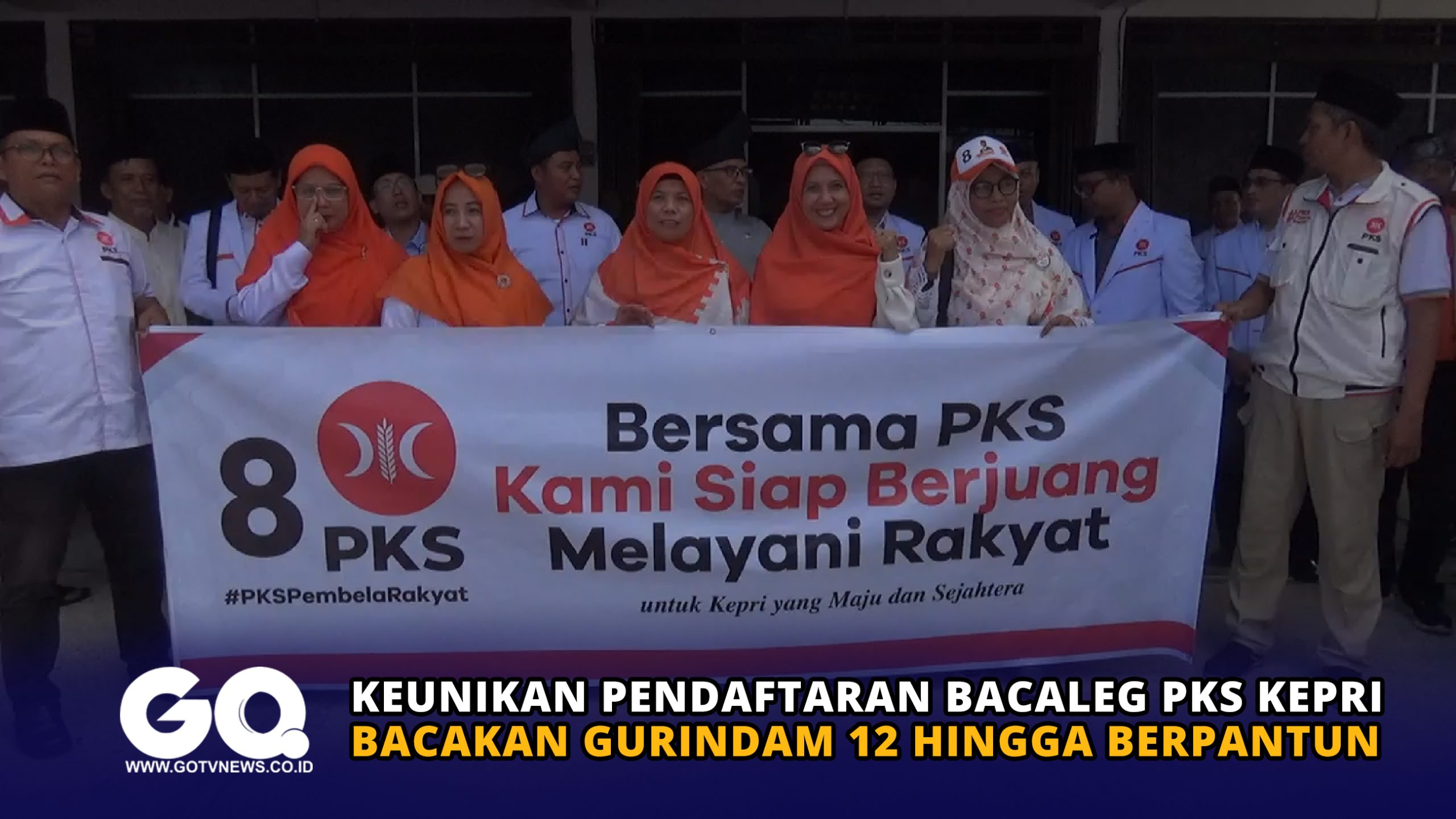 Keunikan Pendaftaran Bacaleg PKS Kepri, Bacakan Gurindam 12 hingga Berpantun
