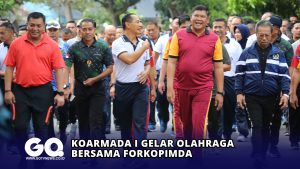 Koarmada I Gelar Olahraga Bersama Forkopimda
