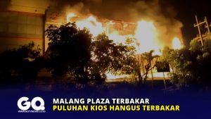 Malang Plaza Terbakar, Puluhan Kios Hangus Terbakar