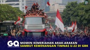 Momen Kemeriahan Arak-arakan Sambut Kemenangan Timnas U-22 di GBK