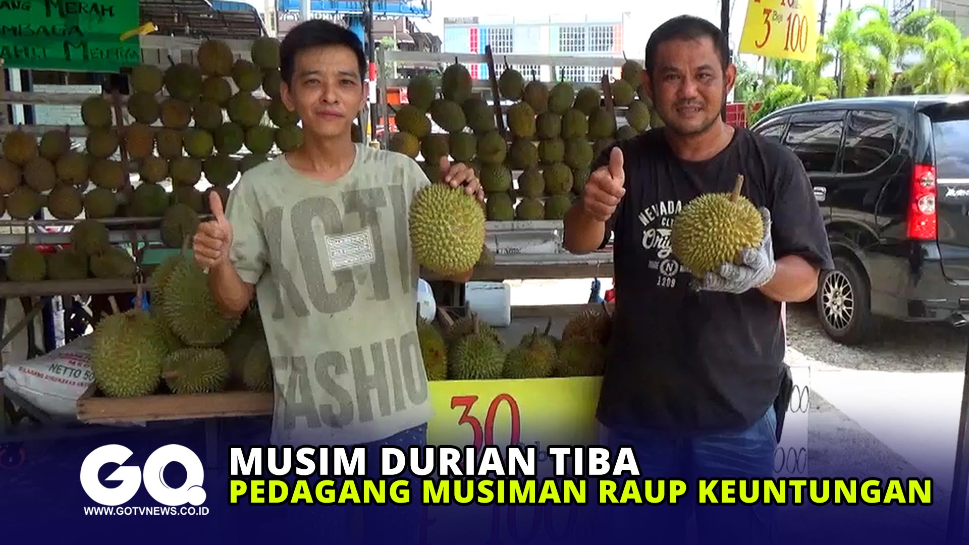 Musim Durian Tiba, Pedagang Musiman Raup Keuntungan