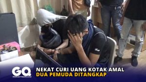 Nekat Curi Uang Kotak Amal, Dua Pemuda Ditangkap