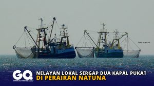 Nelayan Lokal Sergap Dua Kapal Pukat di Perairan Natuna