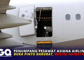Penumpang Pesawat Asiana Airlines Buka Pintu Darurat, Begini Akibatnya