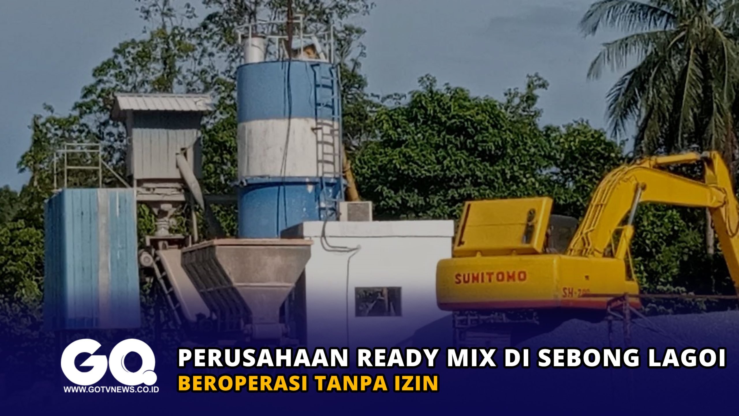 Perusahaan Ready Mix di Sebong Lagoi Beroperasi Tanpa Izin