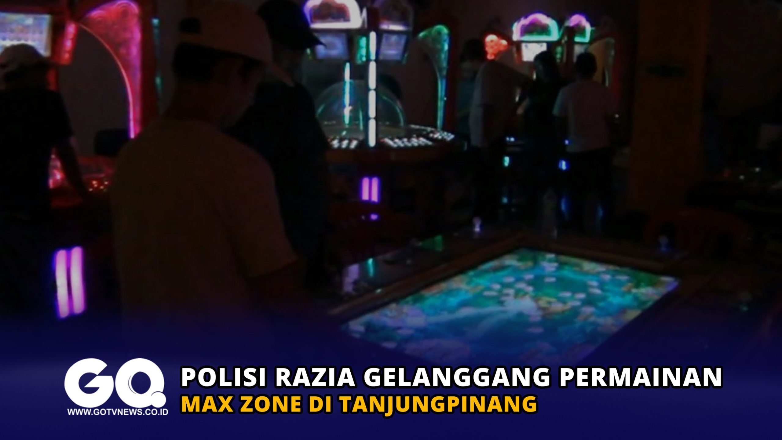 Polisi Razia Gelanggang Permainan Max Zone di Tanjungpinang