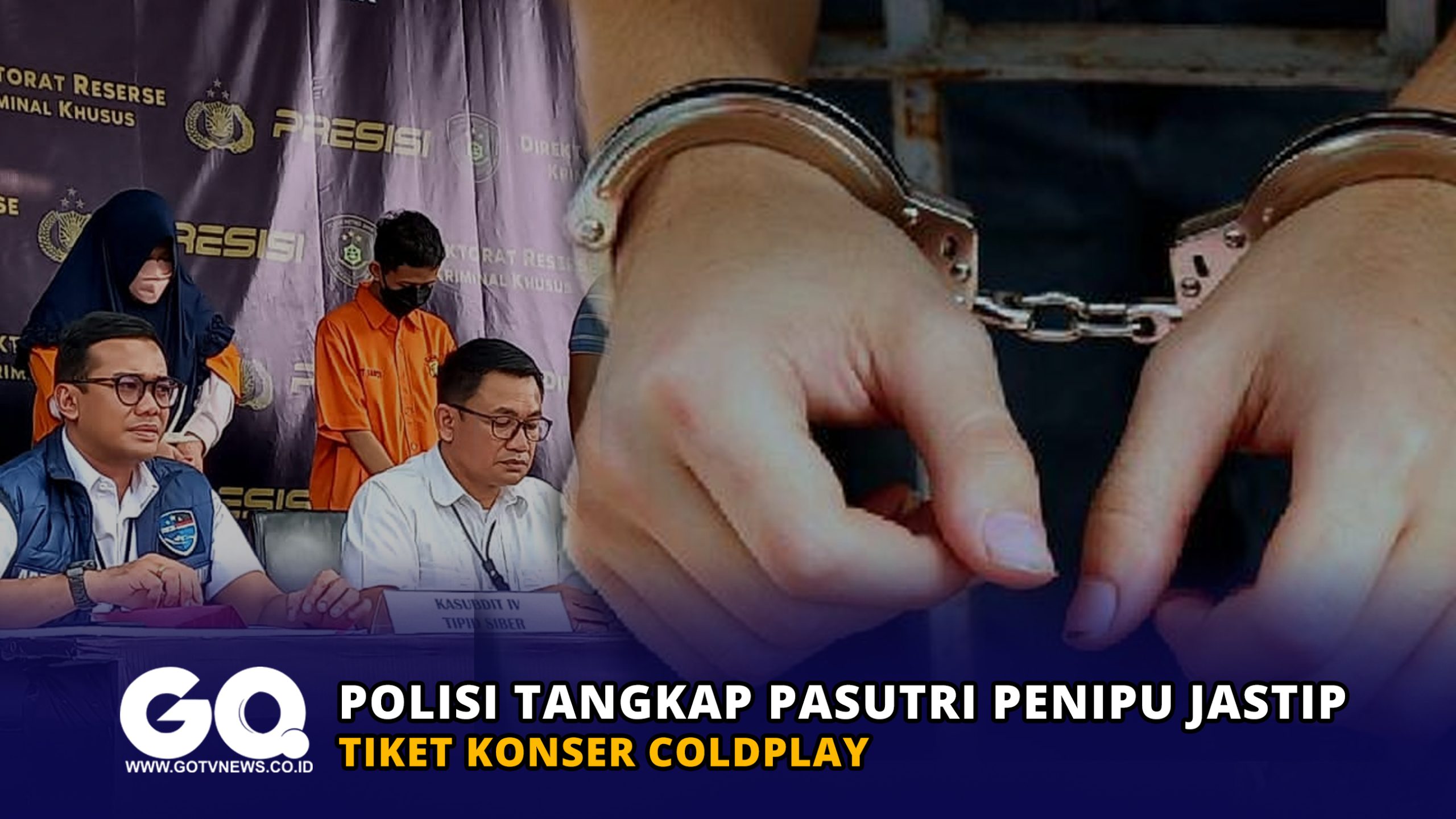 Polisi Tangkap Pasutri Penipu Jastip Tiket Konser Coldplay