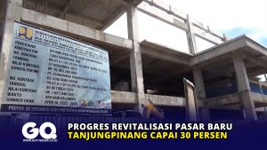 Progres Revitalisasi Pasar Baru Tanjungpinang Capai 30 Persen