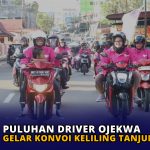 Puluhan Driver Ojekwa Gelar Konvoi Keliling Tanjungpinang