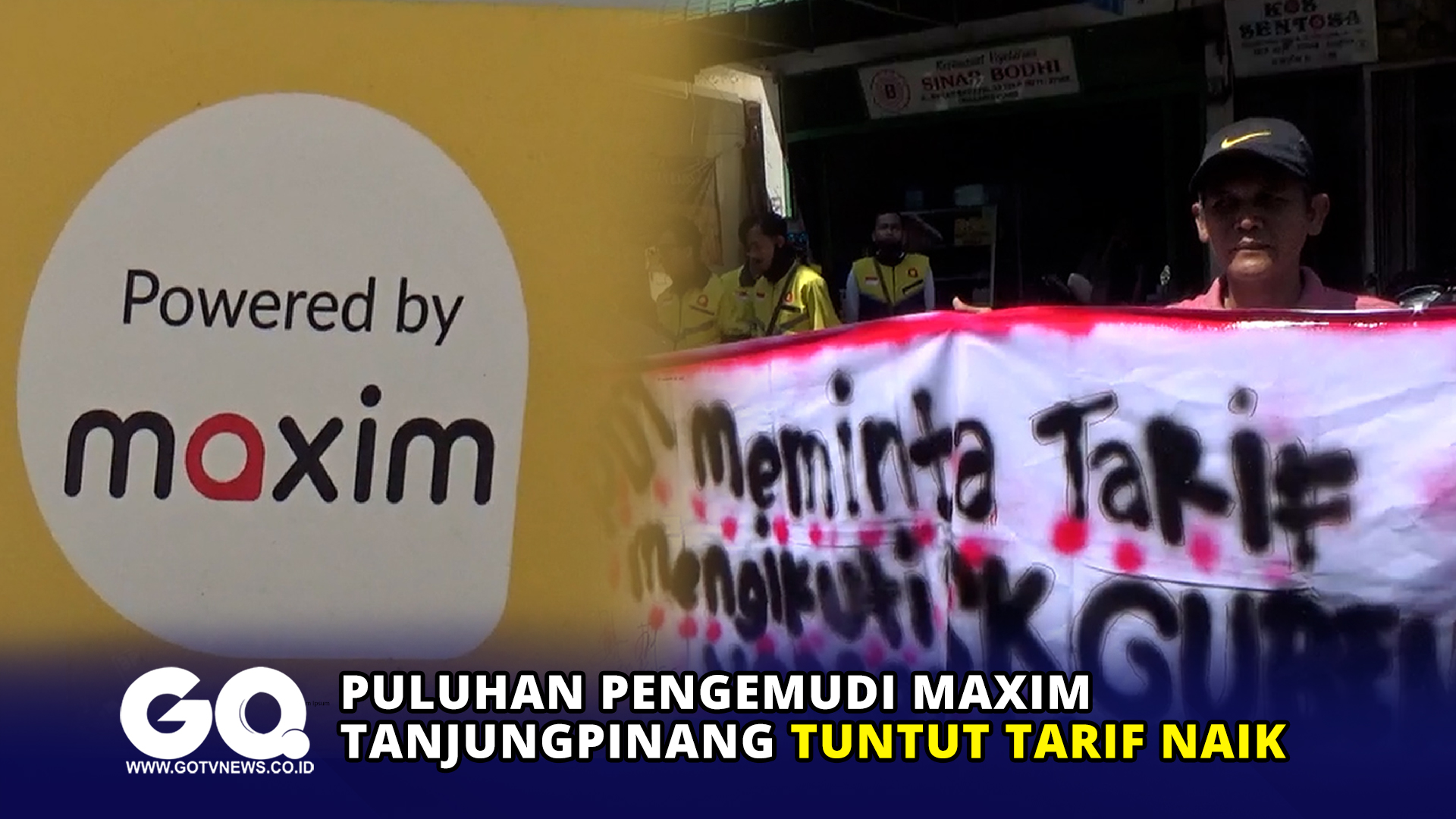 Puluhan Pengemudi Maxim Tanjungpinang Tuntut Tarif Naik