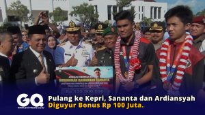 Pulang ke Kepri, Sananta dan Ardiansyah Diguyur Bonus Rp 100 Juta